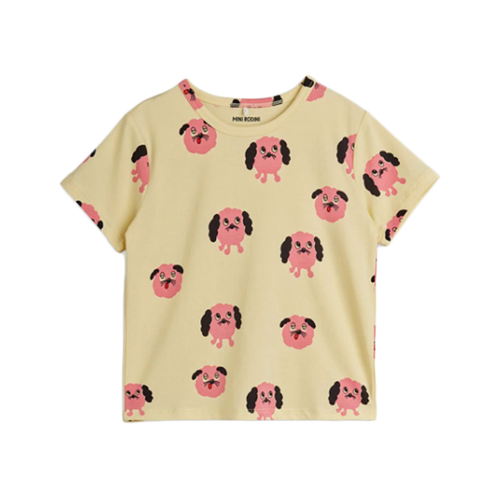 ◆키즈◆키즈 도그 패턴 반팔 티셔츠 옐로우 26120111 23