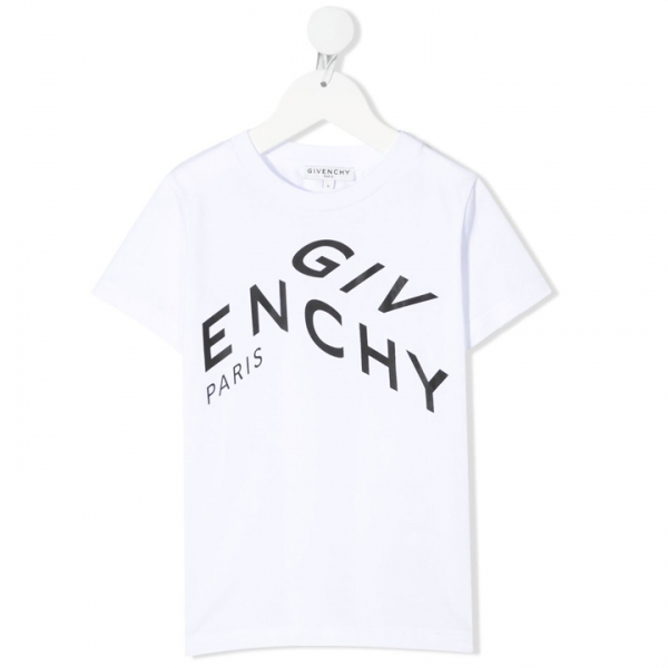 ◆키즈◆21FW 여성 리프렉티드 로고 프린팅 티셔츠 화이트 H25245 10B