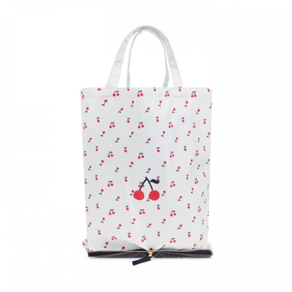 ◆키즈◆키즈 체리 도트 토트백 화이트 S05GBAW00023 651C
