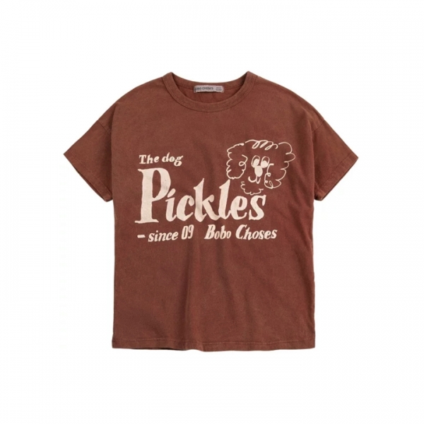 ◆키즈◆키즈 피클스 더 도그 티셔츠 브라운 B126AC005 211