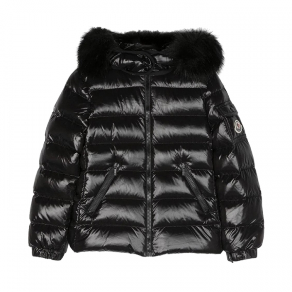 ◆키즈◆키즈 바디프 BADYF 로고 패치 후드 패딩자켓 블랙 1A000 88 597Z8 999