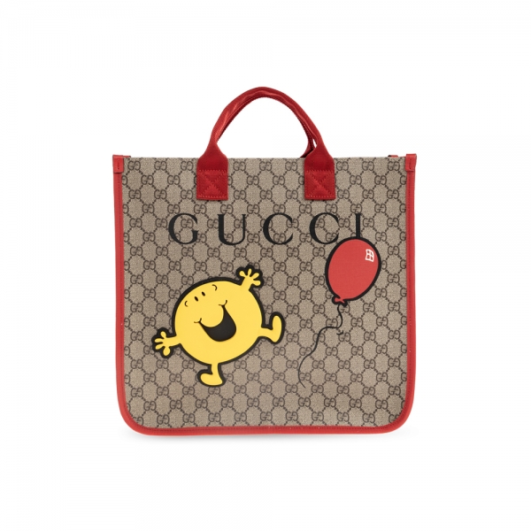 키즈 GG 프린트 토트백 베이지 859795 FAFPA 9855