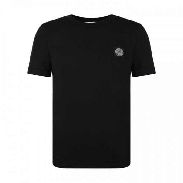 ◆키즈◆키즈 로고 패치 티셔츠 블랙 K1S16 2100002 S0047 V0029