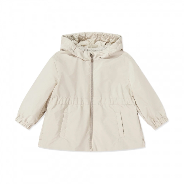 키즈 웨테 WETE 로고 패치 백 플리츠 후드자켓 라이트베이지 1A000 37 53A5E 20N