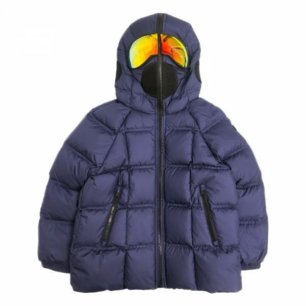 ◆키즈◆키즈 스퀘어 퀄팅 고글 후드 패딩자켓 인피니티블루 JK 716R T TMF5 234