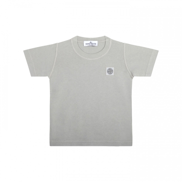 ◆키즈◆키즈 로고 패치 반팔 티셔츠 그레이 801620750 V0061