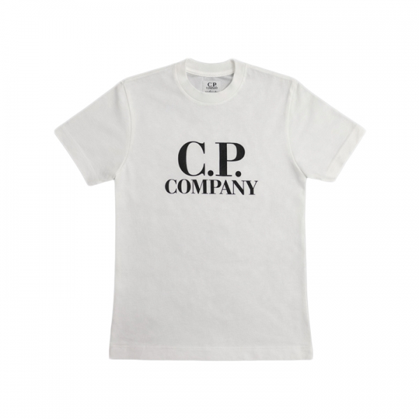 ◆키즈◆키즈 로고 프린팅 반팔 티셔츠 화이트 20CKTS038B 00LAA17 103