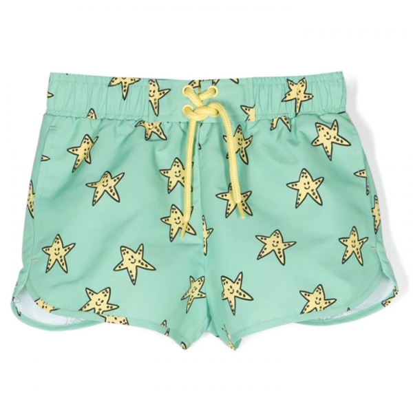 ◆키즈◆24SS 키즈 스타 프린트 스윔팬츠 그린 TU6B39 Z1779 787MC