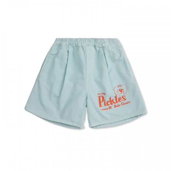 ◆키즈◆키즈 피클스 더 도그 우븐 버뮤다 숏팬츠 라이트블루 B126AC069 451
