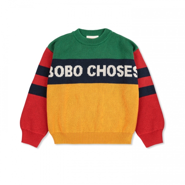 ◆키즈◆키즈 컬러블록 니트 멀티 B225AC109 991