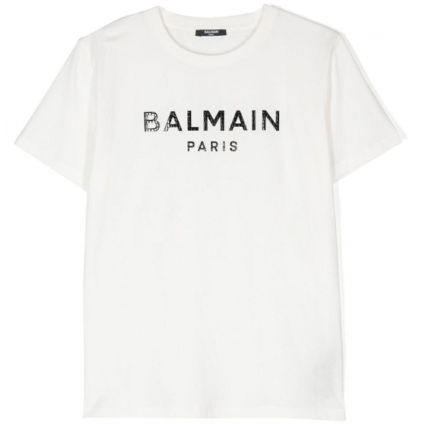 ◆키즈◆25SS 여성 시그니처 로고 티셔츠 화이트 BV8P01 Z0057 102NE