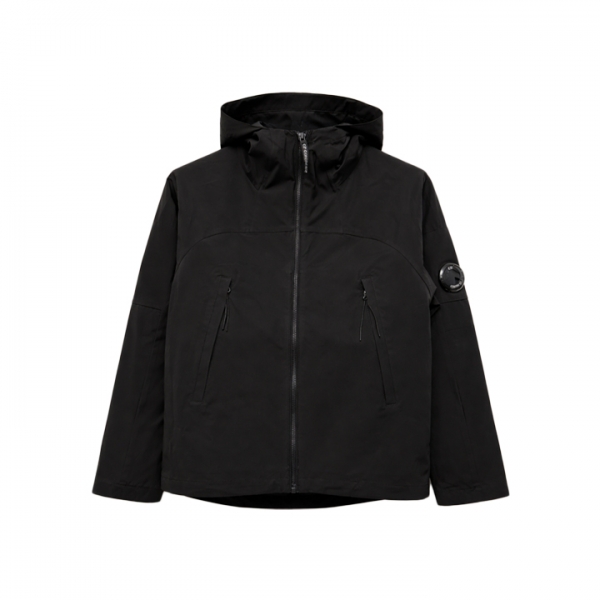 ◆키즈◆키즈 렌즈 와펜 프로테크 후드집업 자켓 블랙 20CKOW096B 00L3AA8 999