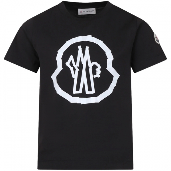 ◆키즈◆24SS 키즈 로고 프린팅 티셔츠 블랙 8C000 13 89AFV 999