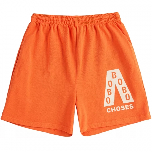 ◆키즈◆25SS 키즈 포디움 버뮤다 숏팬츠 오렌지 B125AC132 811