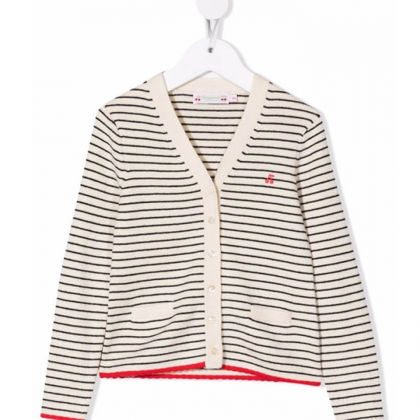 ◆키즈◆22SS 키즈 체리 스트라이프 가디건 멀티 S02GCAKN0401 170