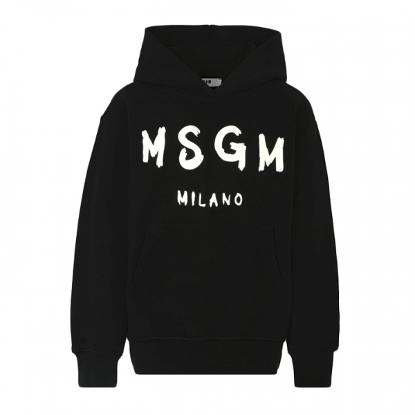 ◆키즈◆25FW 키즈 로고 프린트 후드티 블랙 F5MSJUHS019 110