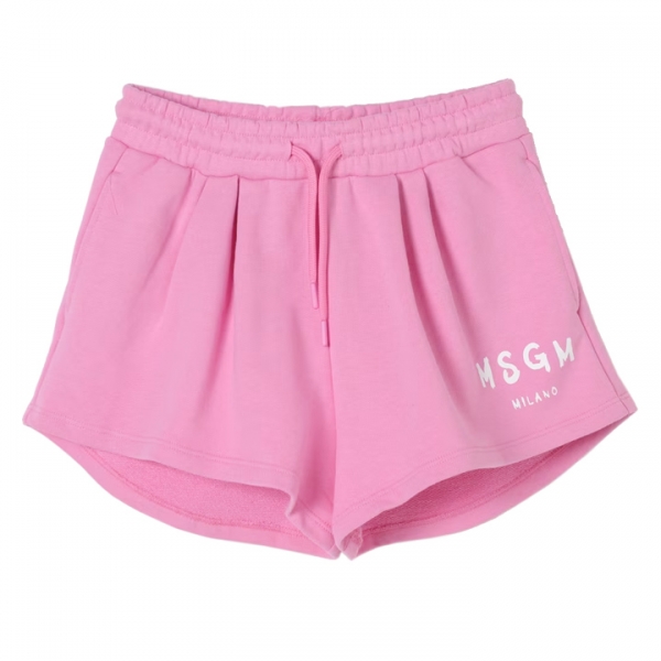 ◆키즈◆25SS 키즈 로고 밴딩 프린트 버뮤다 숏팬츠 핑크 S5MSJGSH092 MS003