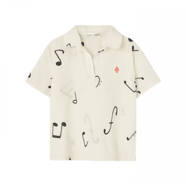 ◆키즈◆키즈 쿠쿠 셔츠 화이트티 S26036 221AY