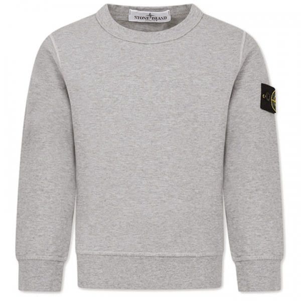 ◆키즈◆25SS 여성 와펜 크루넥 맨투맨 그레이 K1S16 6100011 S0040 V0M64