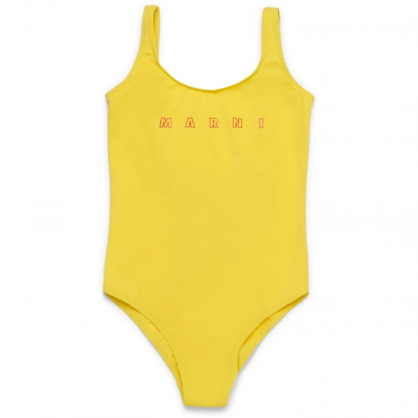 ◆키즈◆25SS 키즈 로고 스윔슈트 옐로우 M01350 M00M2 0M219