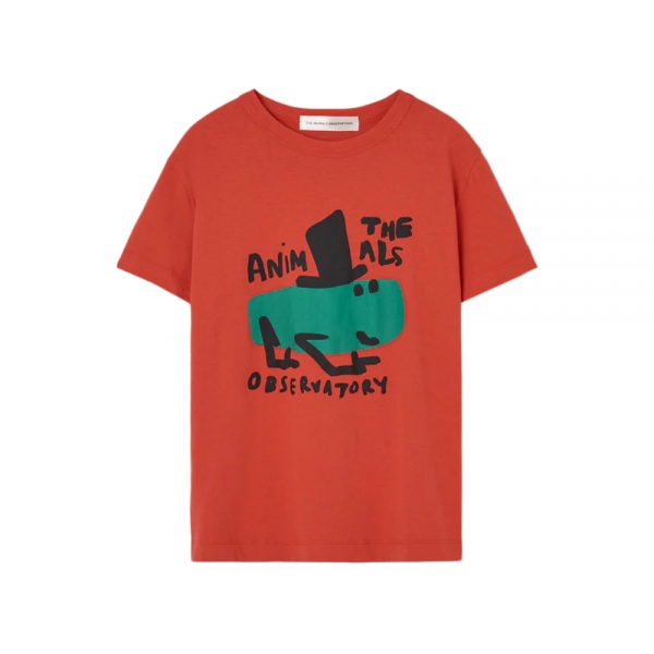 키즈 루스터 반팔 티셔츠 클레이레드 S26188 307BB