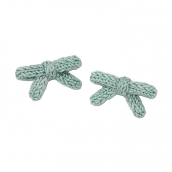 ◆키즈◆키즈 골디 리본 세트 헤어핀 세이지그린 K1041W25 315