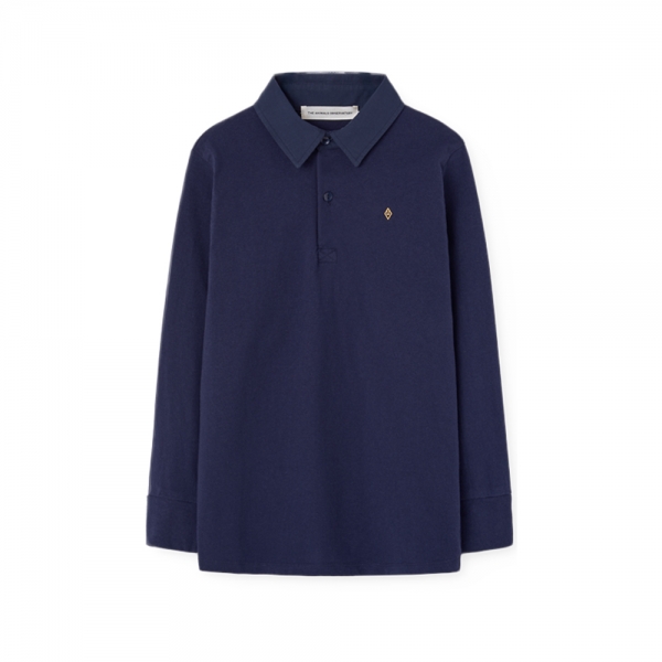 키즈 EEL 롱슬리브 폴로 티셔츠 딥블루 S26192 234BL