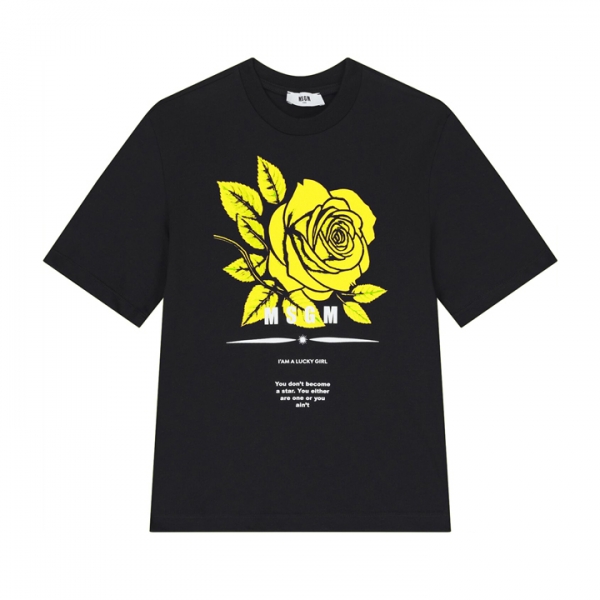 ◆키즈◆25FW 키즈 로즈 로고 티셔츠 블랙 F5MSJGTH039 11041