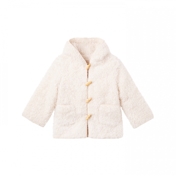 ◆키즈◆키즈 디미아 후드 더플 코트 크림 25F_C0265 CREAM