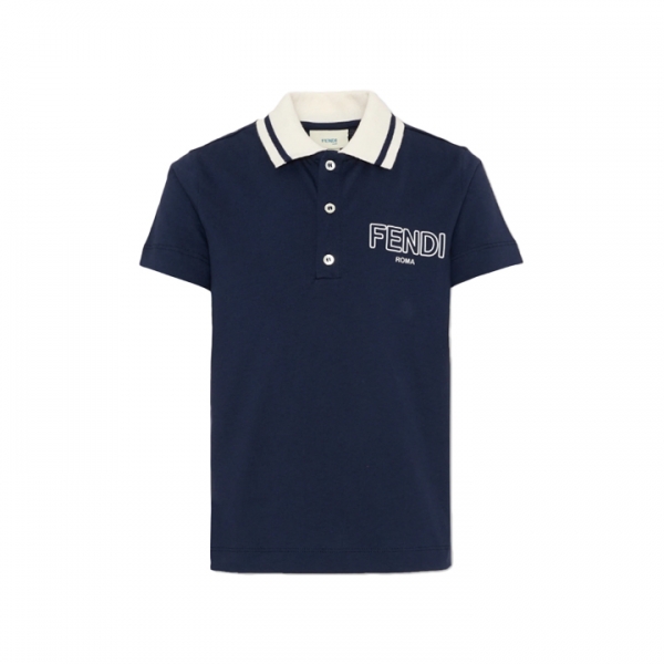 ◆키즈◆키즈 위드 로고 폴로 티셔츠 네이비 JMI496 7AJ F0QG0