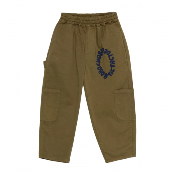 ◆키즈◆25FW 키즈 틱탁토 우븐 카고팬츠 올리브그린 B225AC077 370