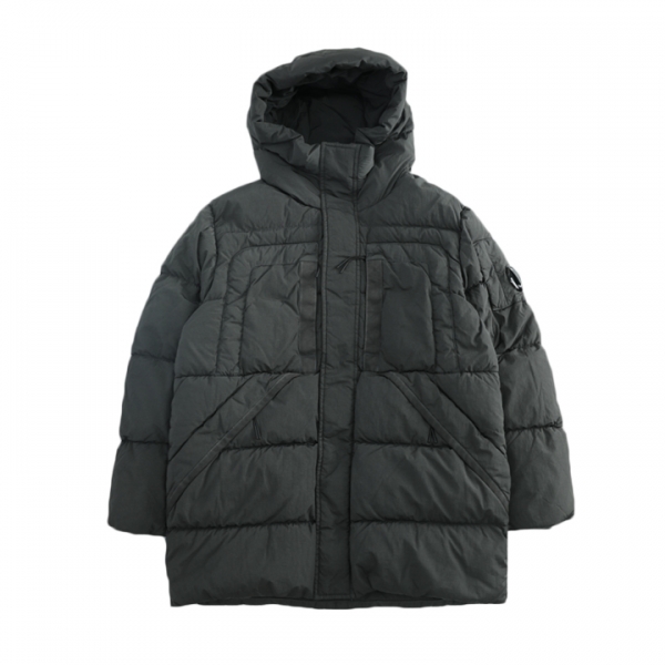 ◆키즈◆25FW 키즈 렌즈 와펜 패딩 자켓 차콜 19CKOW076B 00L3C00 978