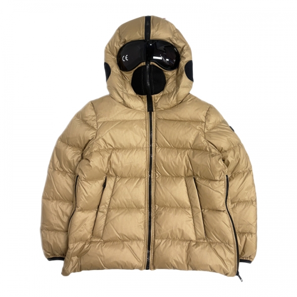 ◆키즈◆키즈 나일론 립스탁 사이드집업 고글패딩 베이지 JG 540B T KJ5 13