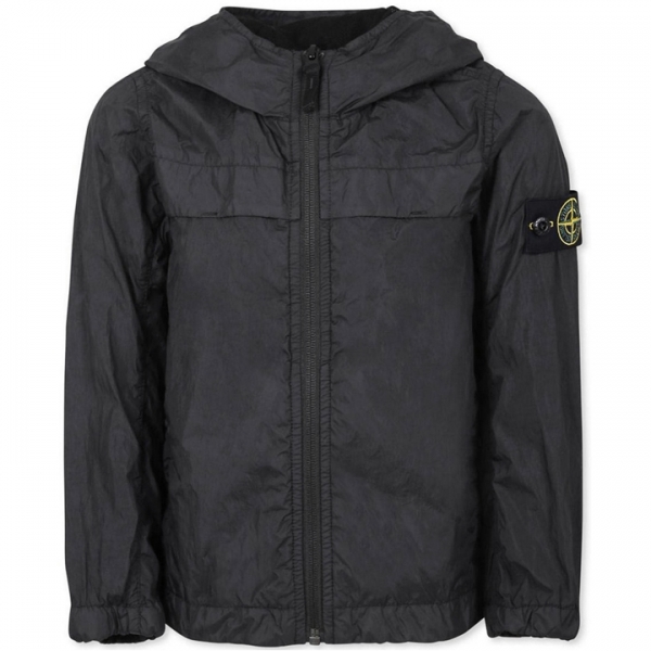 ◆키즈◆25SS 키즈 와펜 패치 후드 자켓 블랙 K1S16 4100001 S0033 V0029