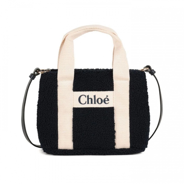 ◆키즈◆25FW 키즈 로고 플리스 숄더백 네이비 C20688 859