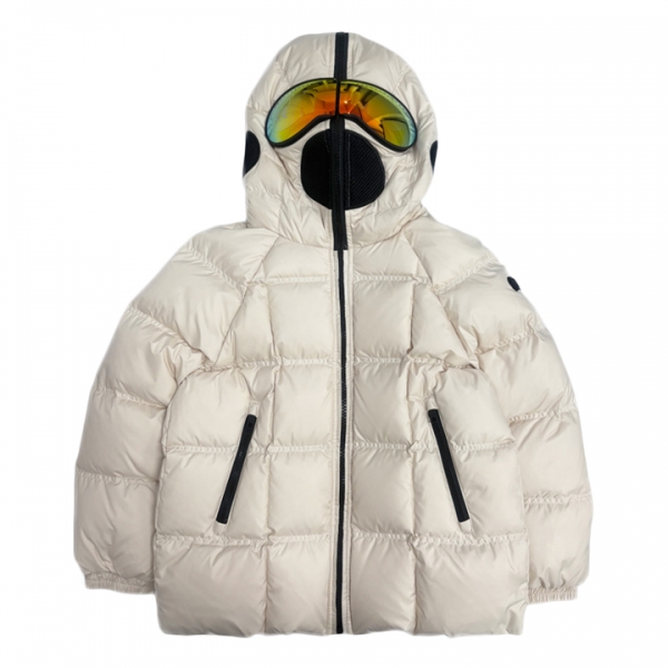 ◆키즈◆키즈 스퀘어 퀄팅 고글 후드 패딩자켓 아이보리 JK 716R T TMF5 503