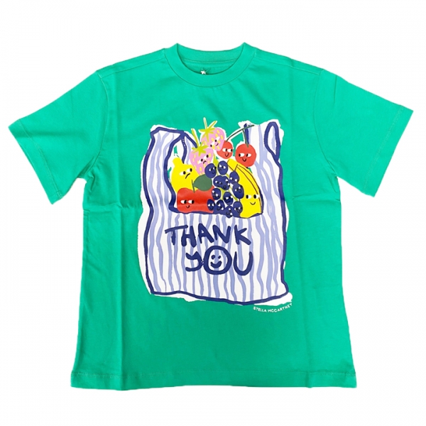 ◆키즈◆25SS 키즈 그래픽 프린팅 티셔츠 민트그린 TW8B01 Z0434 750