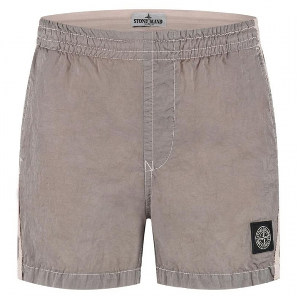 ◆키즈◆25SS 키즈 로고 패치 스윔 숏팬츠 핑크베이지 K1S16 B100001 S0043 V0082