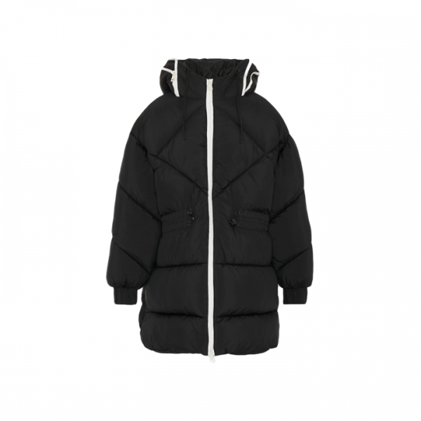 ◆키즈◆키즈 후드 지퍼 소프트 나일론 푸퍼 자켓 블랙 F5MSJGPF005 110