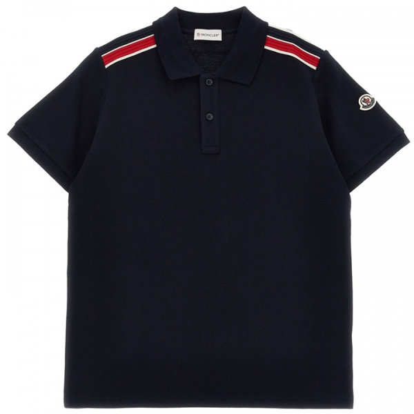 ◆키즈◆25SS 여성 로고 패치 카라 티셔츠 네이비 8A000 11 89ALK 778