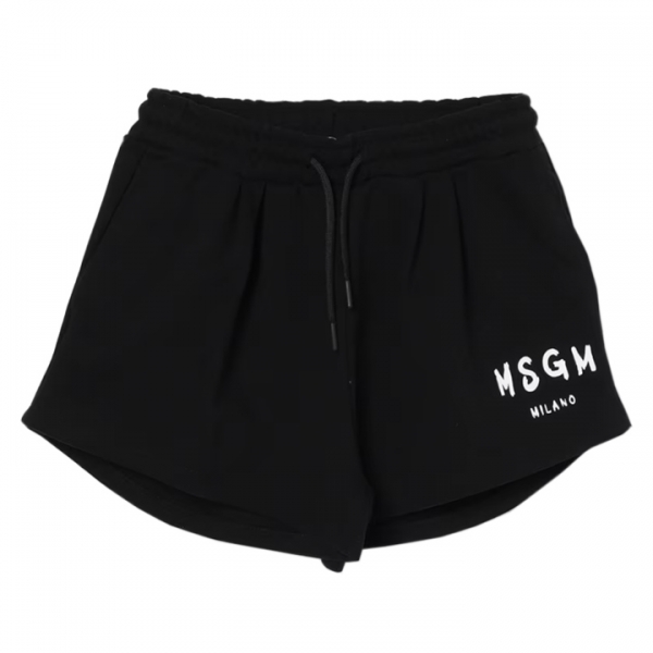 ◆키즈◆25SS 여성 로고 밴딩 프린트 버뮤다 숏팬츠 블랙 S5MSJGSH092 110