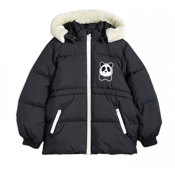 ◆키즈◆22W 키즈 팬더 로고 후드퍼 패딩 자켓 블랙 22710151 99
