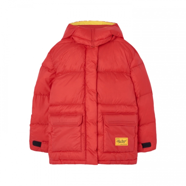 ◆키즈◆키즈 리머 LEMUR 후드 푸퍼 자켓 레드 F25074 038EK