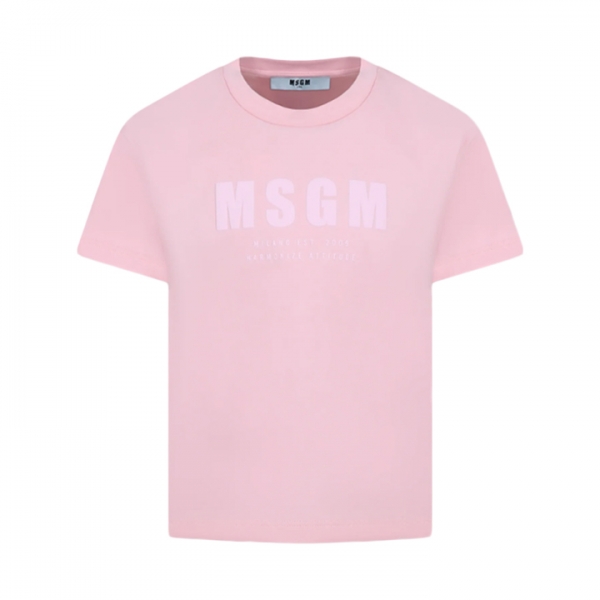 ◆키즈◆키즈 엠보 로고 프린팅 티셔츠 핑크 S5MSJUTH170 MS015