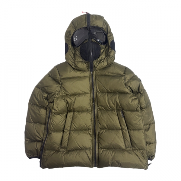 ◆키즈◆키즈 나일론 립스탁 사이드집업 고글패딩 올리브나이트 JG 540B T KJ5 322