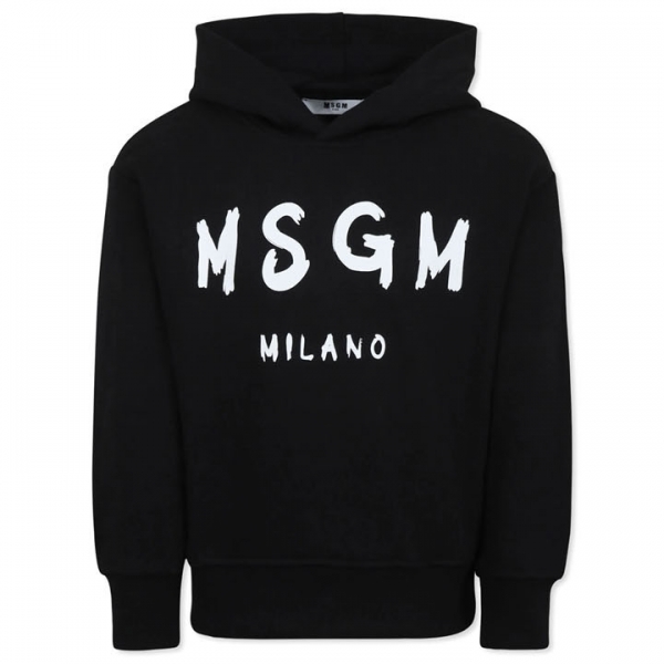 ◆키즈◆25SS 여성 로고 프린트 후드티 블랙 S5MSJUHS055 110