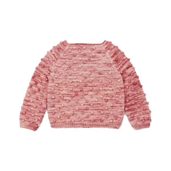 ◆키즈◆키즈 오리지널 팝콘 니트 로즈 K1076F25 592