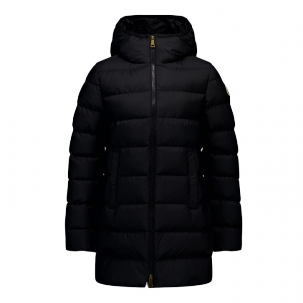 ◆키즈◆25FW 여성 바엔드 BAREND 로고 패치 패딩자켓 블랙 1C000 03 53A5E 999