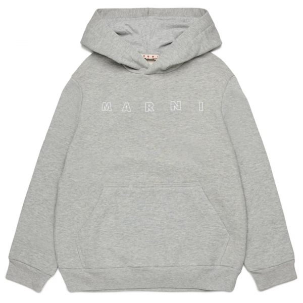 ◆키즈◆25SS 키즈 시그니처 로고 후드티 그레이 M01407 M00V0 0M903