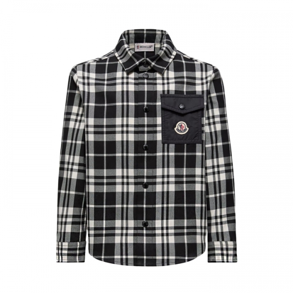 ◆키즈◆키즈 로고 패치 셔츠 자켓 블랙 2F000 04 598ZH F90